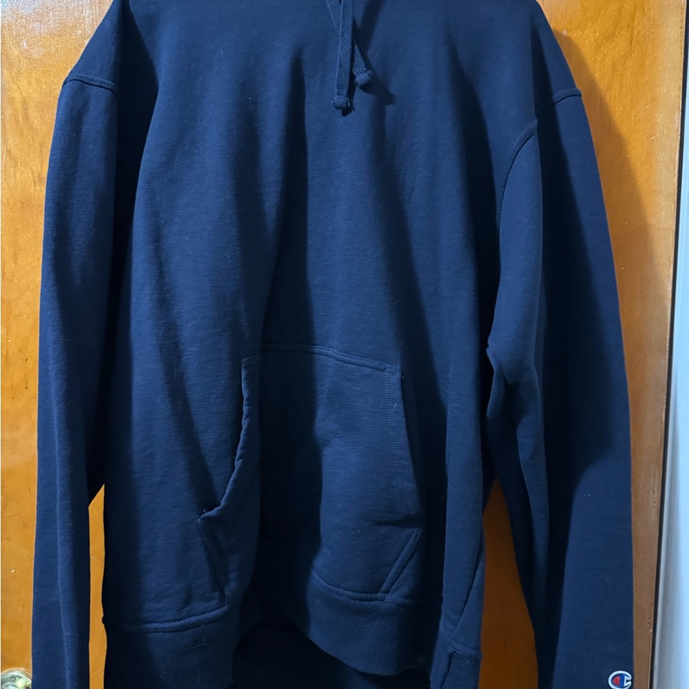 Champion Dark Blue and Gray Hoodie